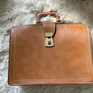 60s Vintage Leather Briefcase